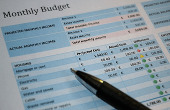monthly budget
